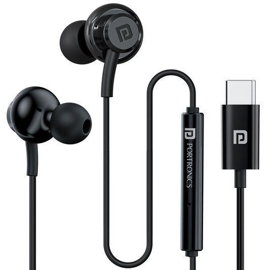 PORTRONICS CONCH GAMMA C WIRED EARPHONE