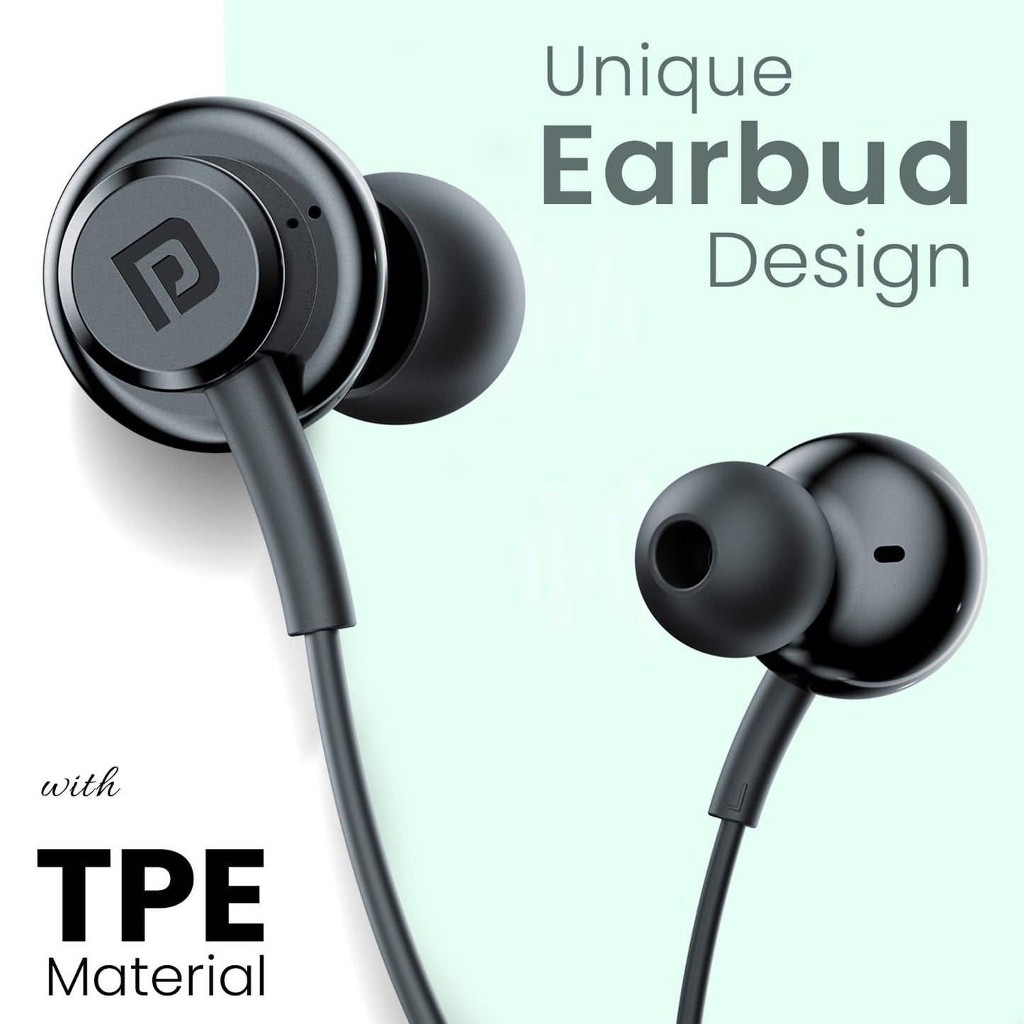 PORTRONICS CONCH GAMMA C WIRED EARPHONE