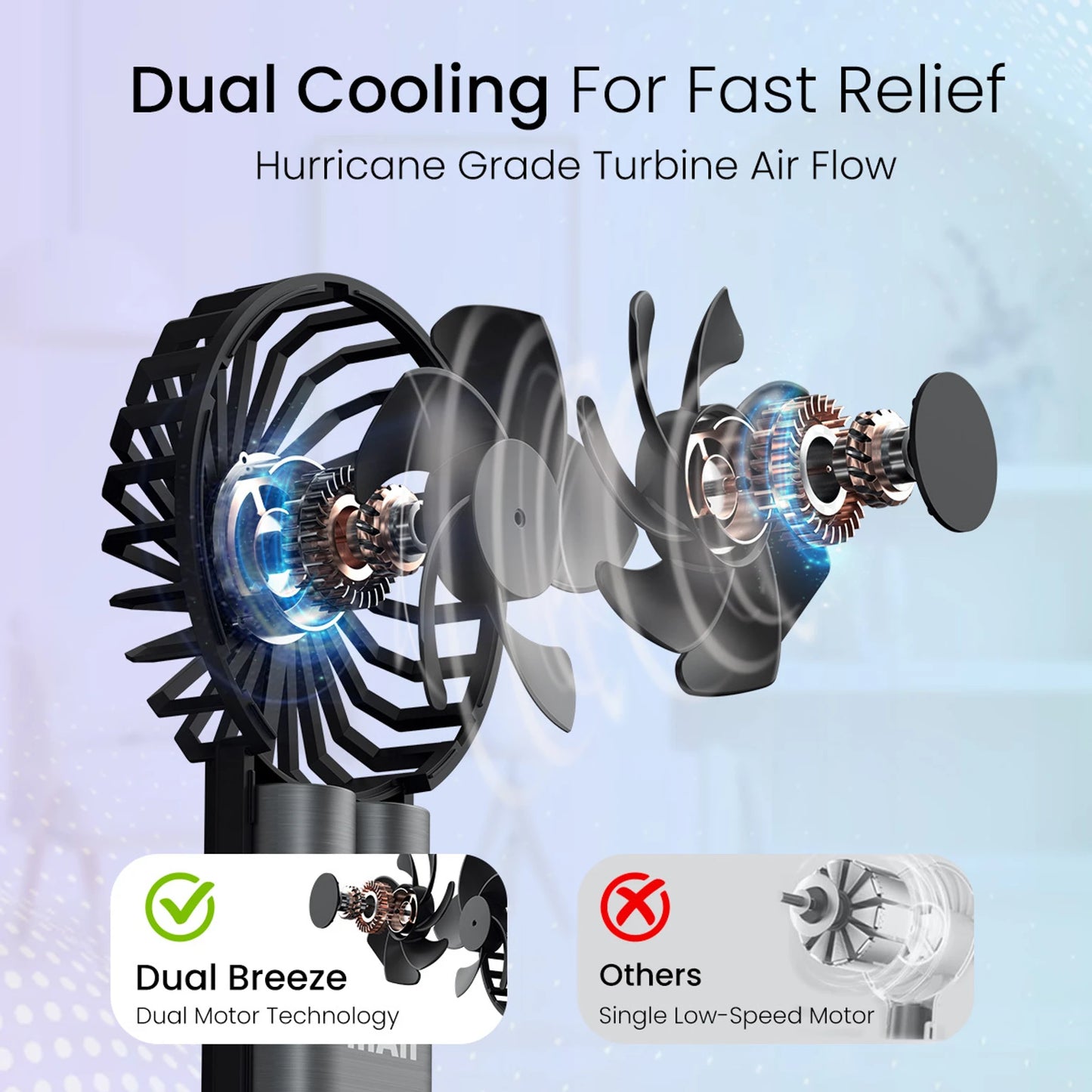 PORTRONICS DUAL BREEZE FAN