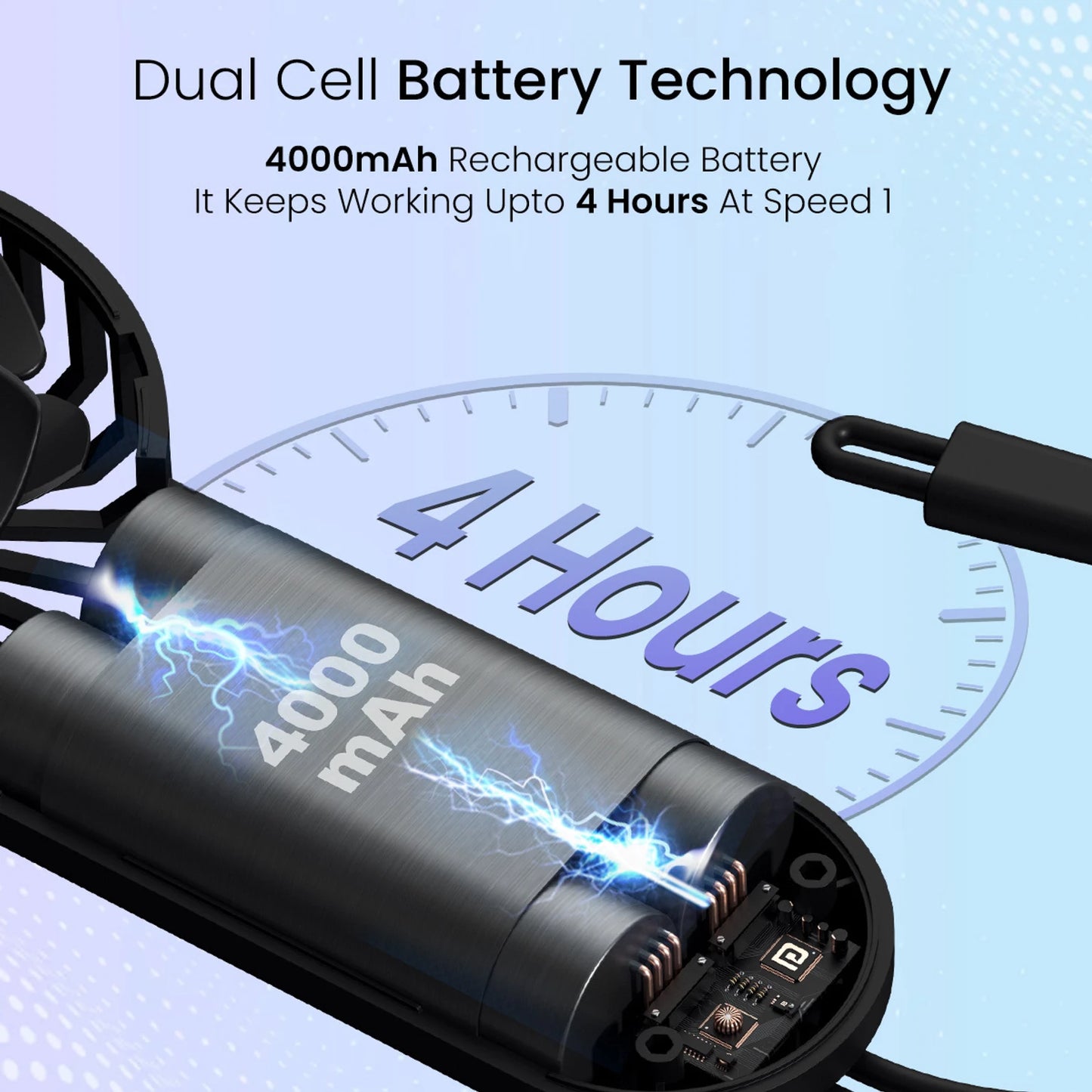 PORTRONICS DUAL BREEZE FAN