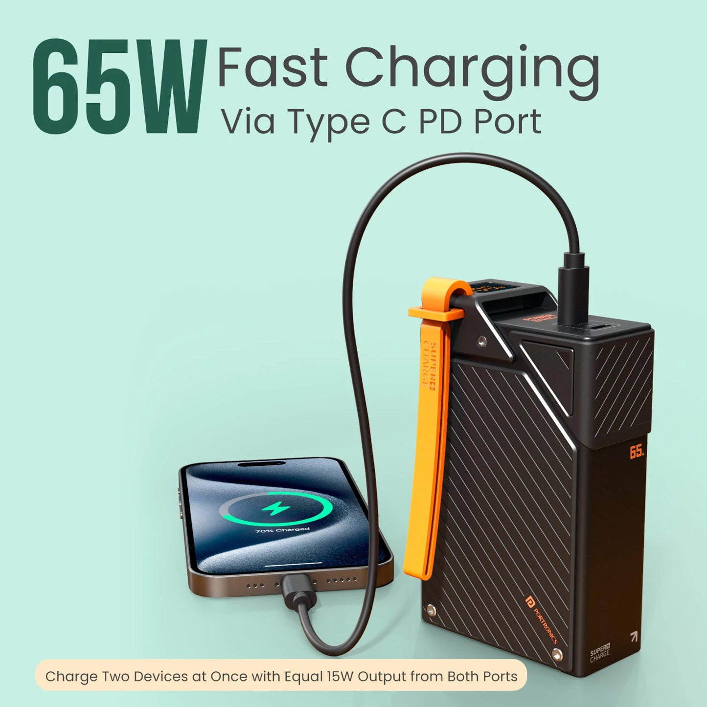 PORTRONICS HALLEY 20 MAH PB