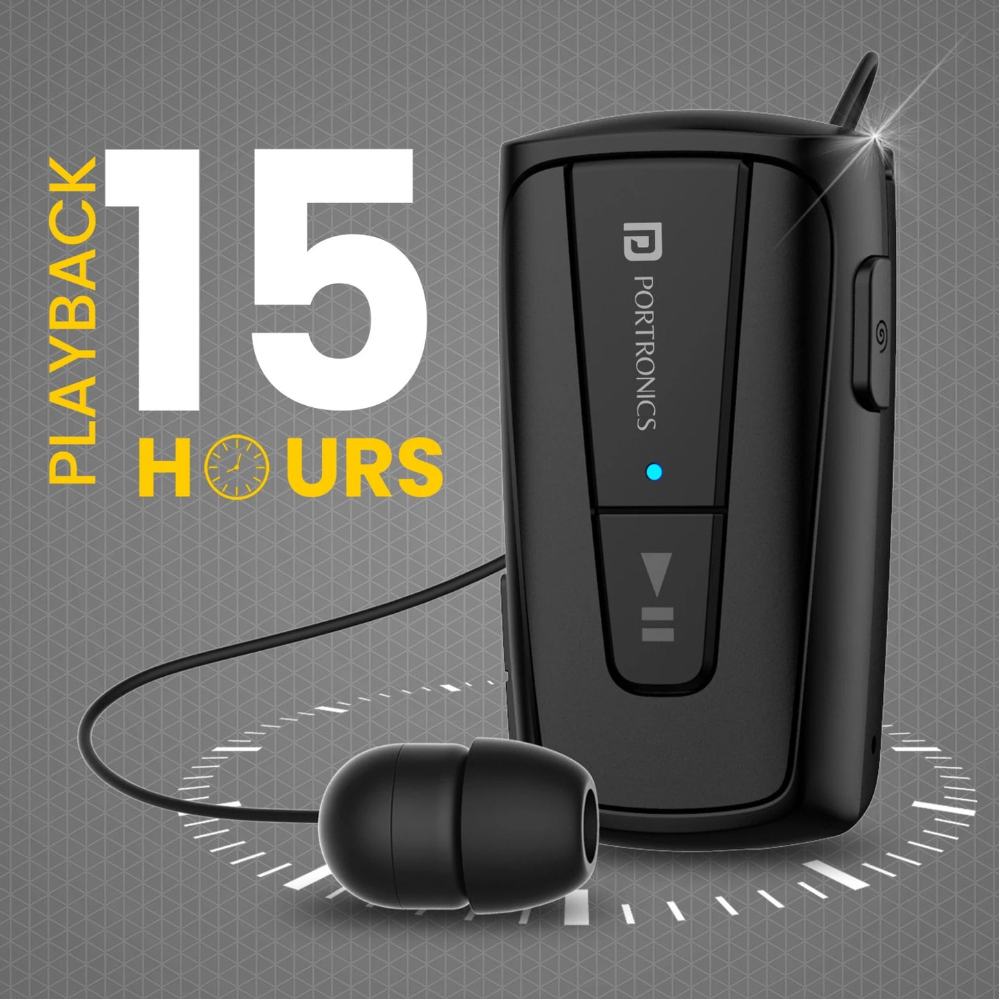PORTRONICS HARMONICS KLIP 4 EARPHONE
