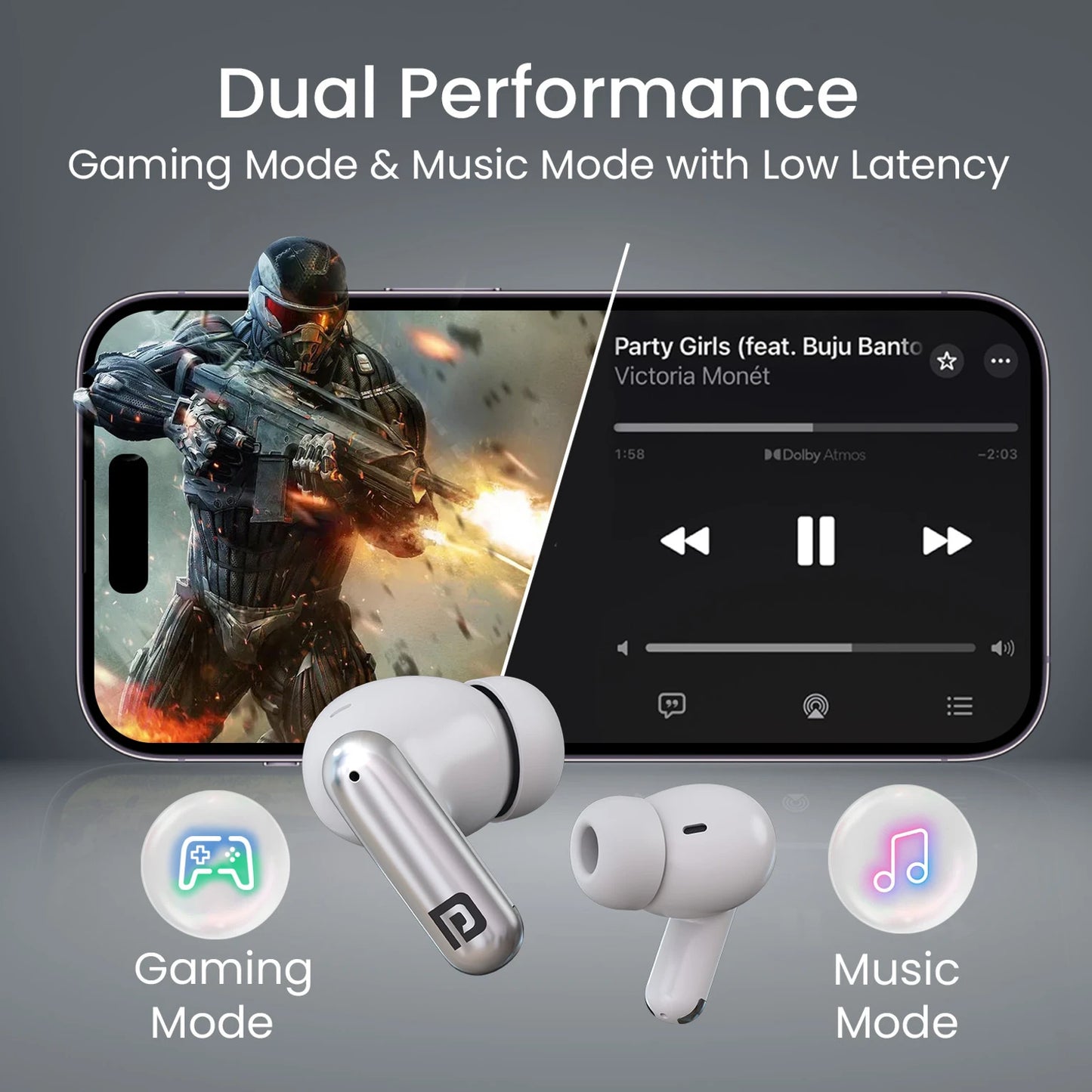 PORTRONICS HARMONICS TWINS ONE