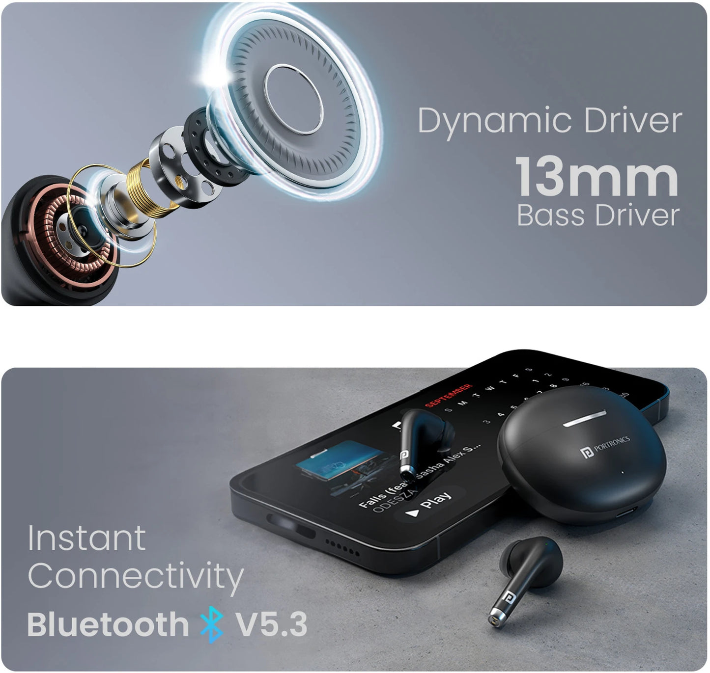 PORTRONICS HARMONICS TWINS ONE PLUS