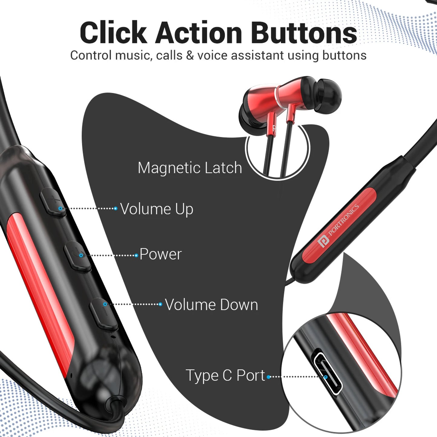 PORTRONICS HARMONICS Z3 NECKBAND