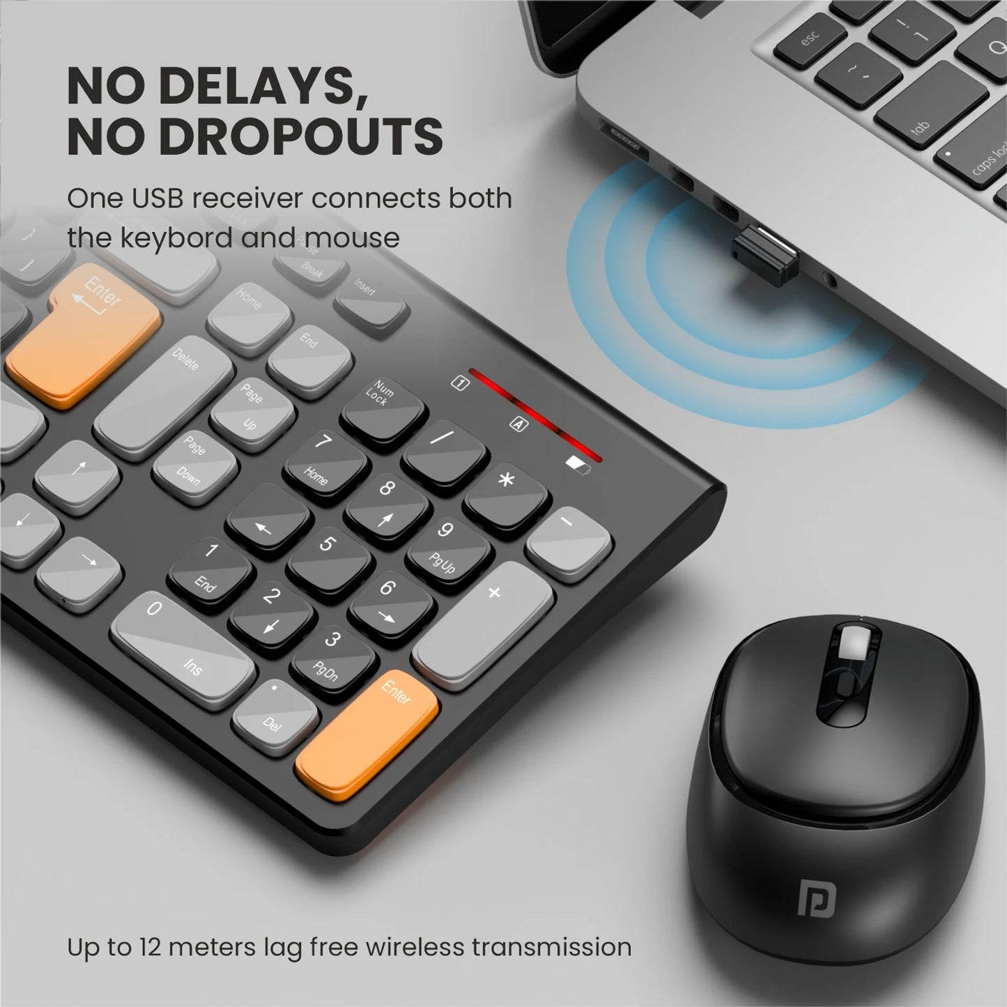 PORTRONICS KEY 7 COMBO KEYBOARD MOUSE