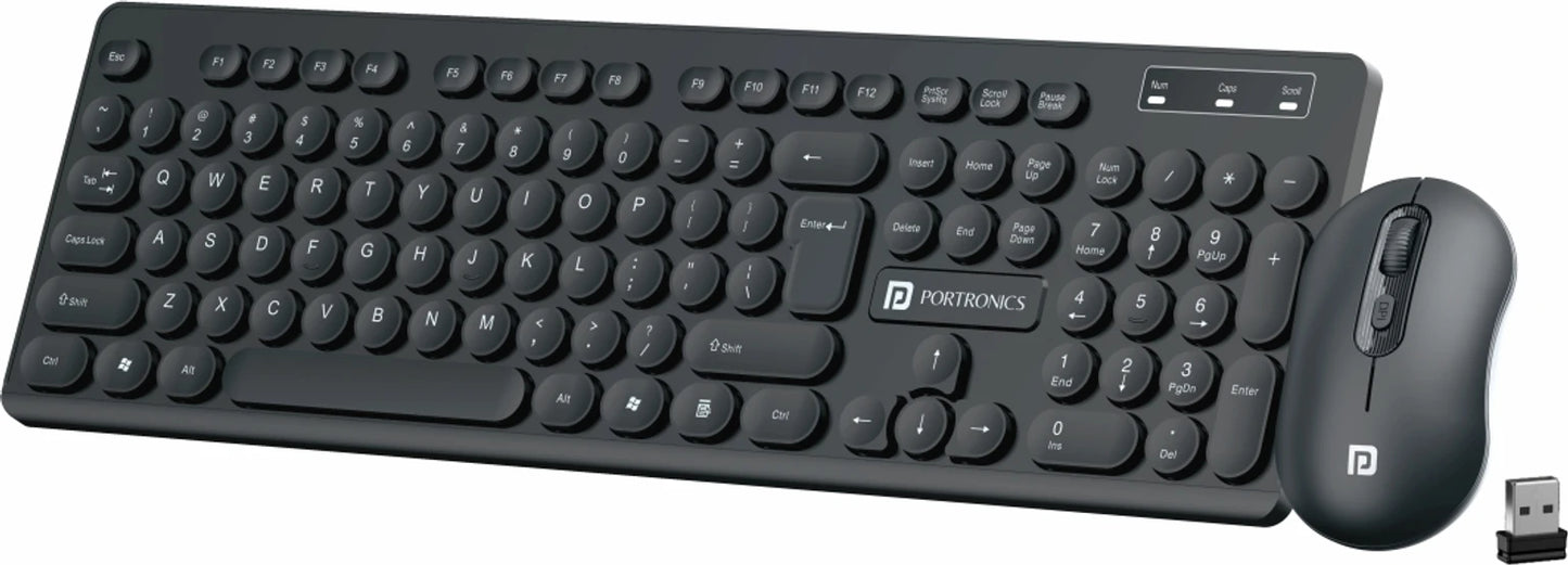 PORTRONICS KEYBOARD KEY6 COMBO KEYBOARD MOUSE