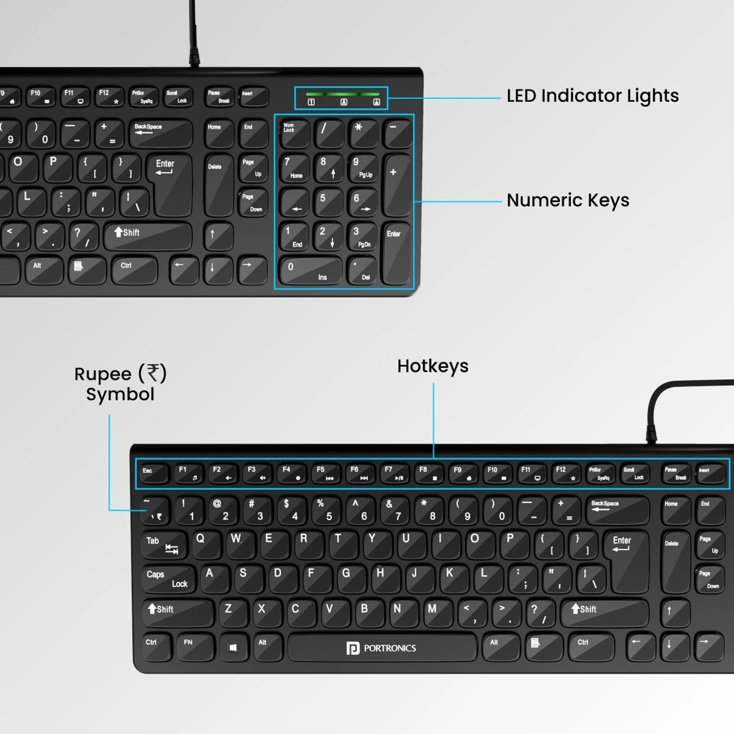 PORTRONICS KI PAD 2 KEYBOARD