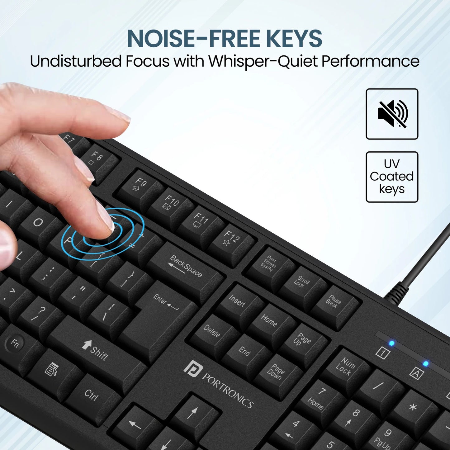 PORTRONICS KI PAD 4 WIRED KEYBOARD