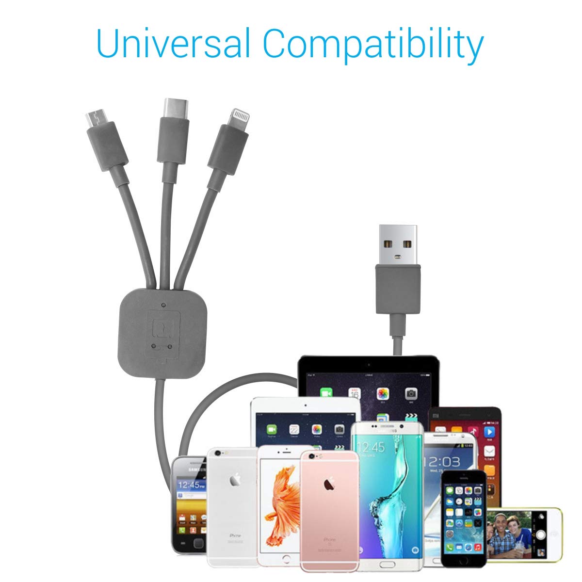 PORTRONICS KONNECT ATRIO 3 IN 1 CABLE