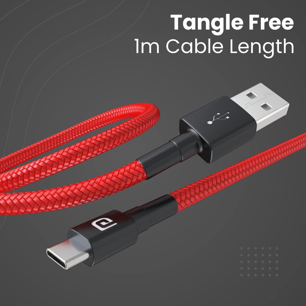 PORTRONICS KONNECT B USB TO C CABLE