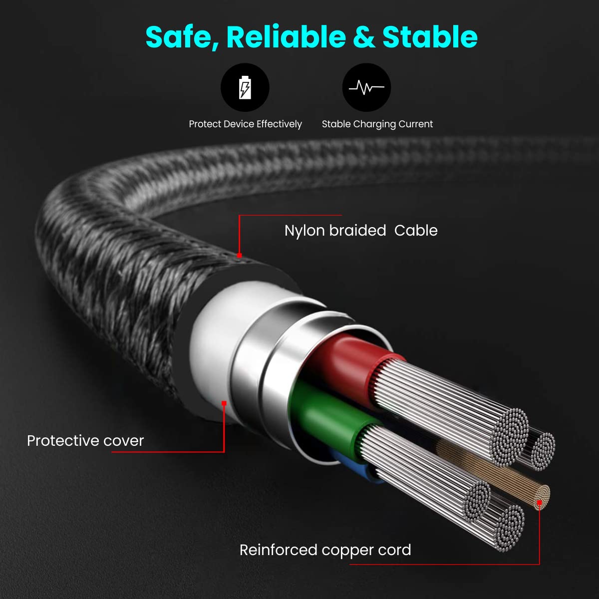 PORTRONICS KONNECT L1 TYPE C TO 8 PIN CABLE