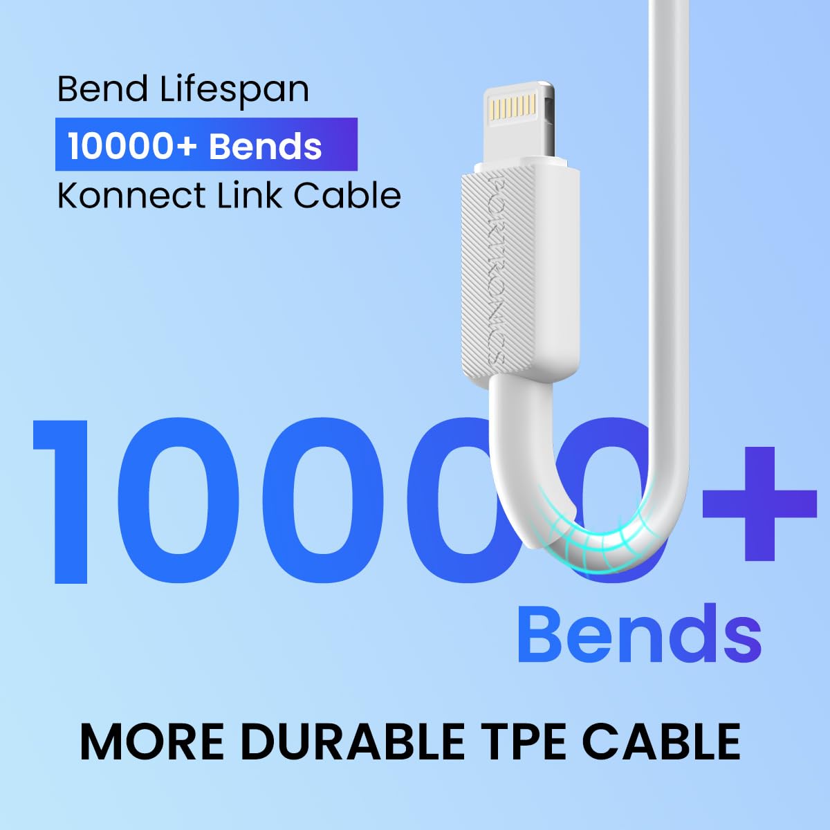 PORTRONICS KONNECT LINK CL C TO LIGHTING CABLE