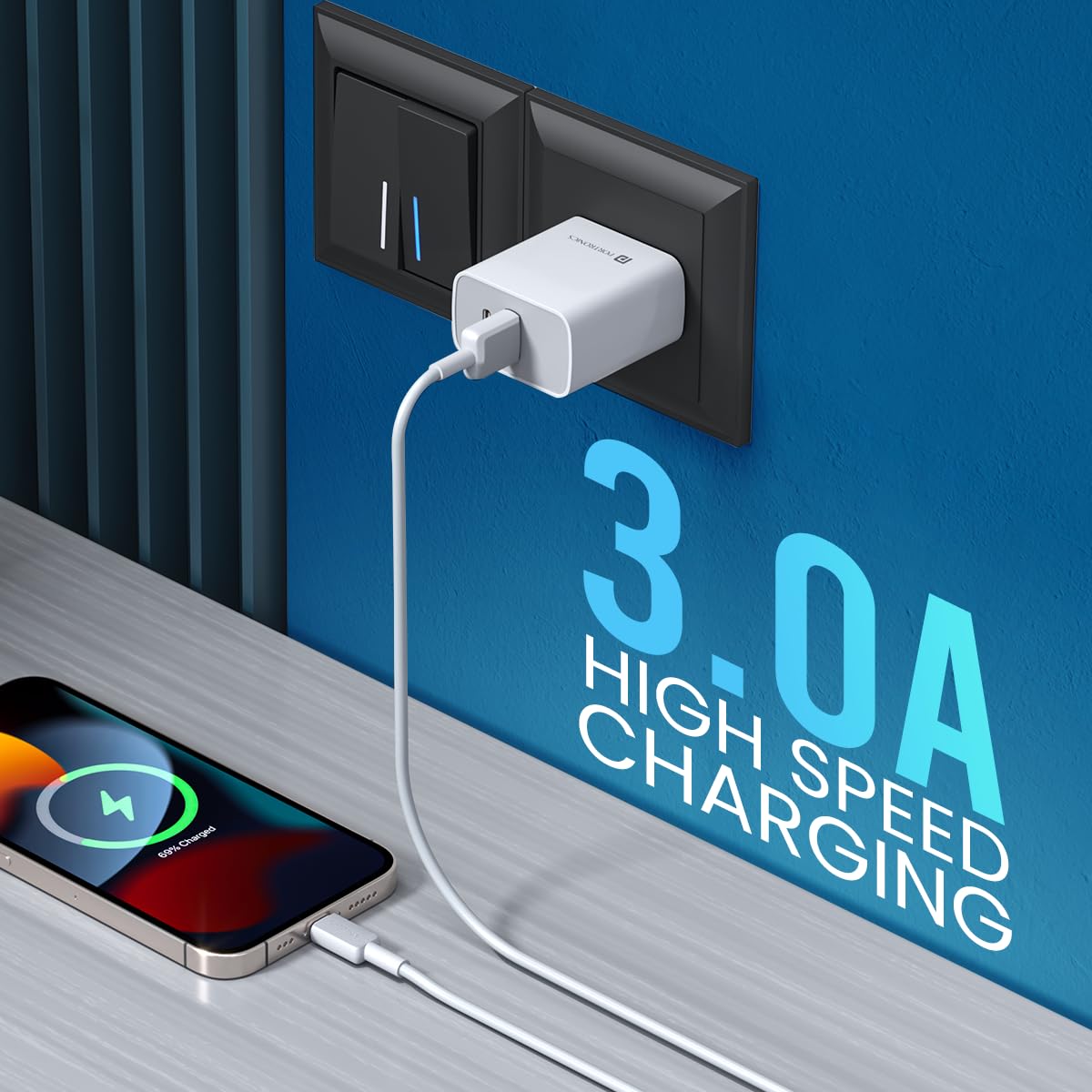 PORTRONICS KONNECT LINK USB TO 8 PIN CABLE