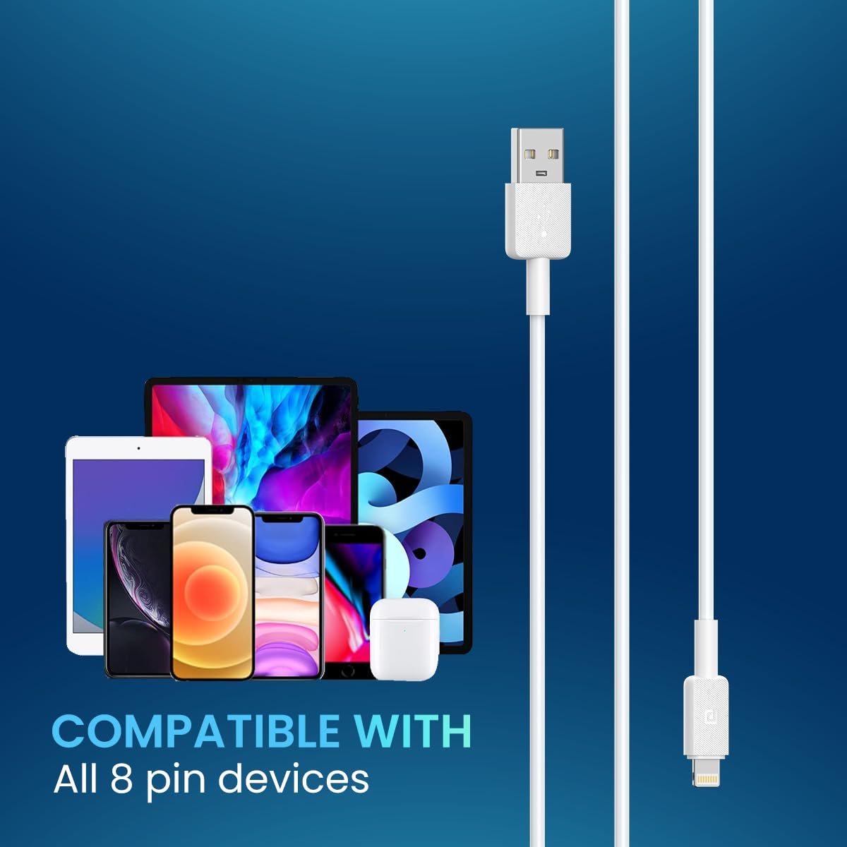 PORTRONICS KONNECT LINK USB TO 8 PIN CABLE