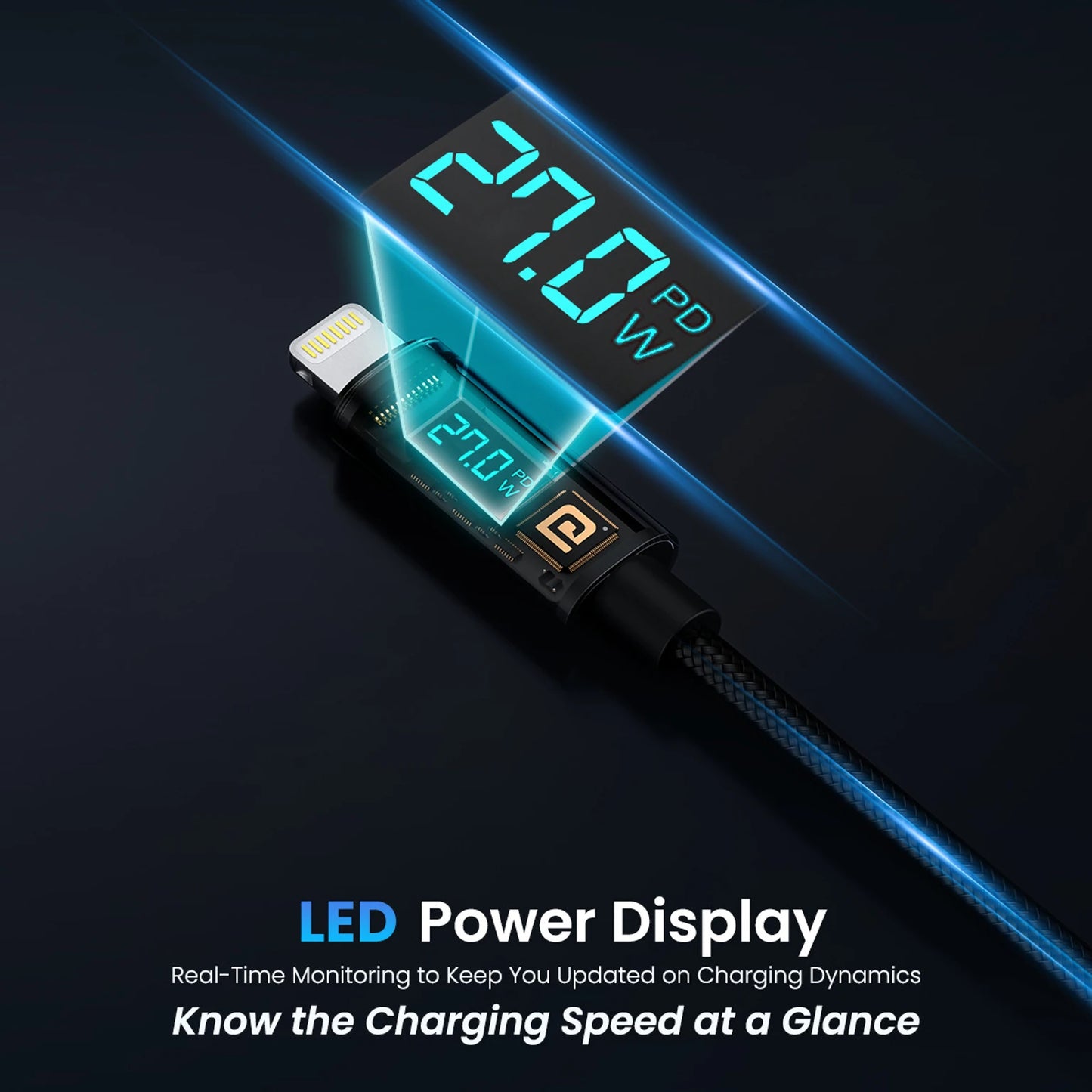 PORTRONICS KONNECT VIVE TYPE C TO 8PIN DISPLAY