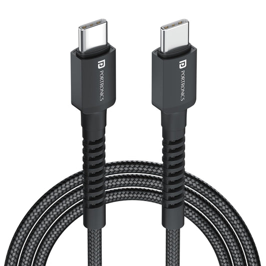 PORTRONICS KONNECT X 60W C TO C CABLE