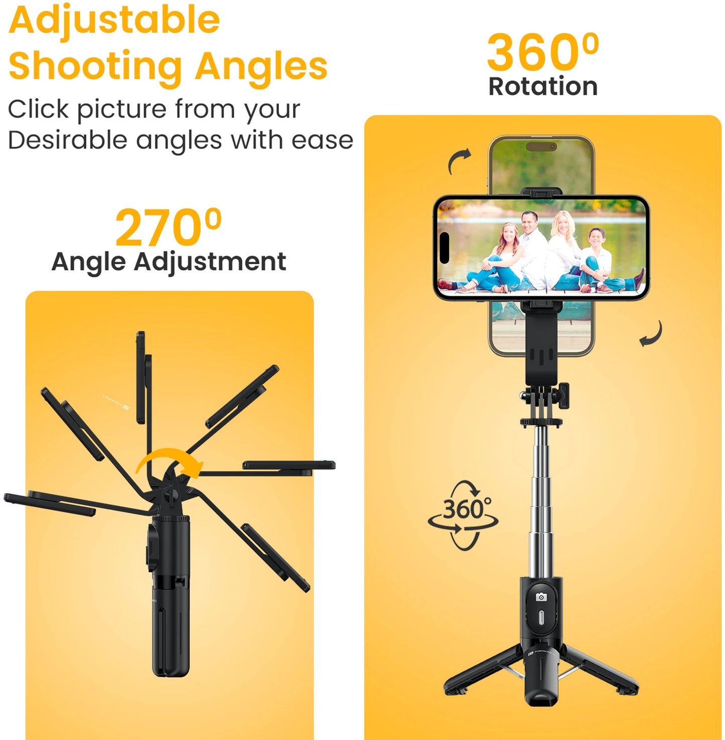 PORTRONICS LUMISTICK MINI SELFIE STICK