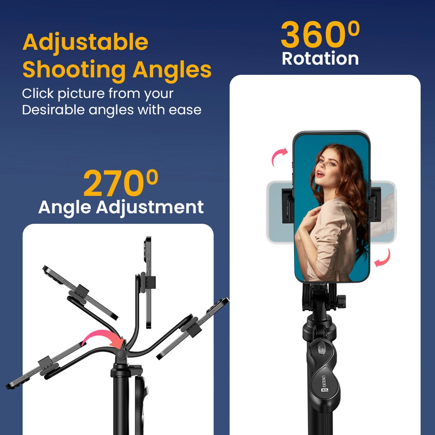PORTRONICS LUMISTICK PRO SELFIE STICK