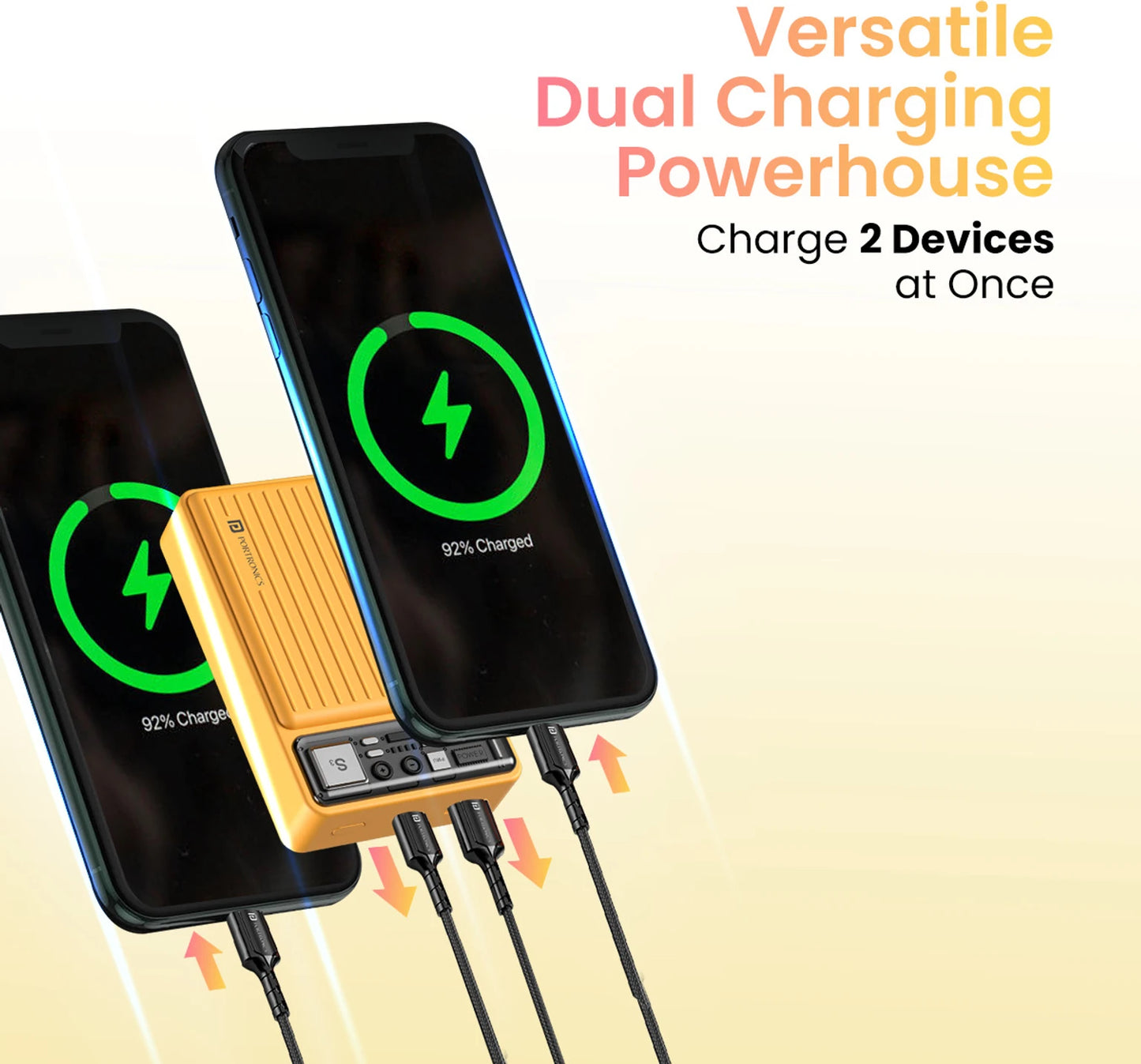PORTRONICS LUXCELL 20K POWERBANK
