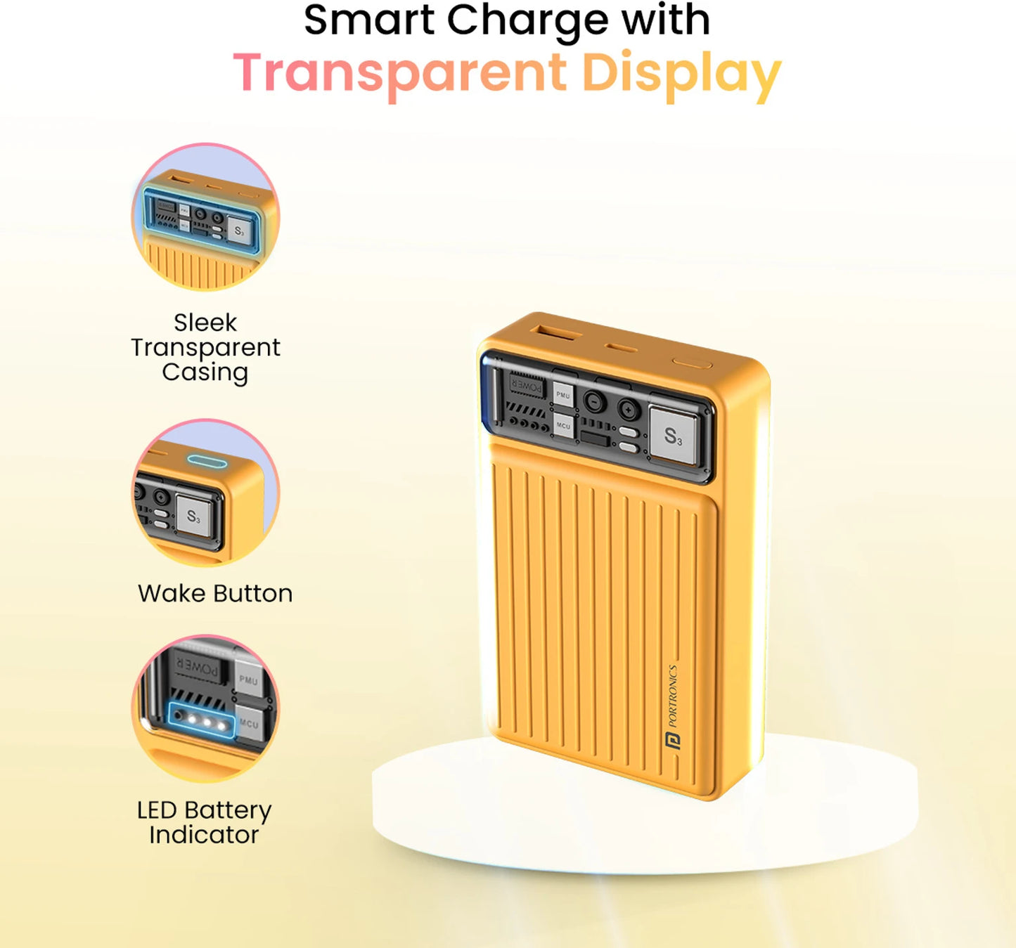 PORTRONICS LUXCELL 20K POWERBANK