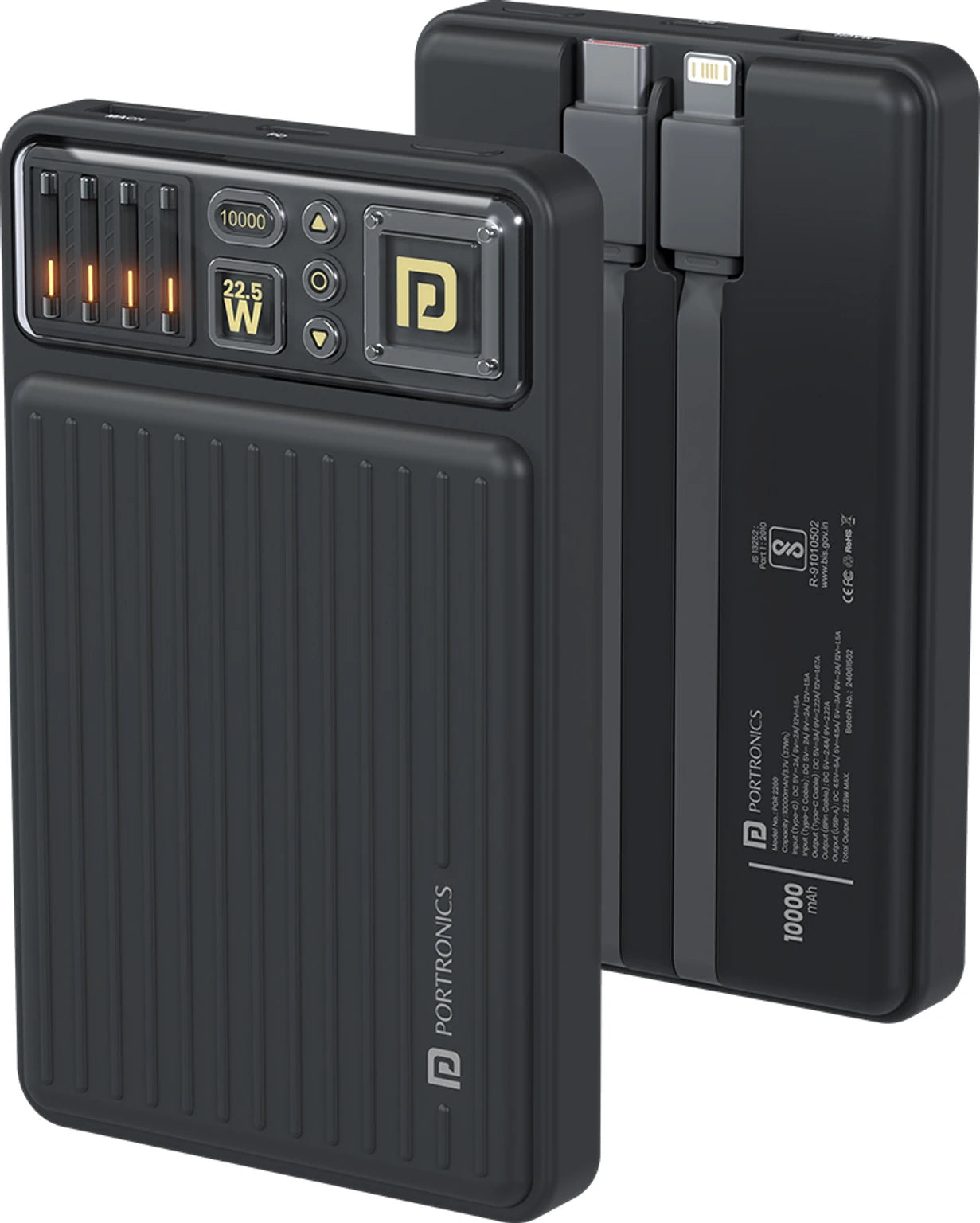 PORTRONICS LUXCELL BIND 10K POWERBANK