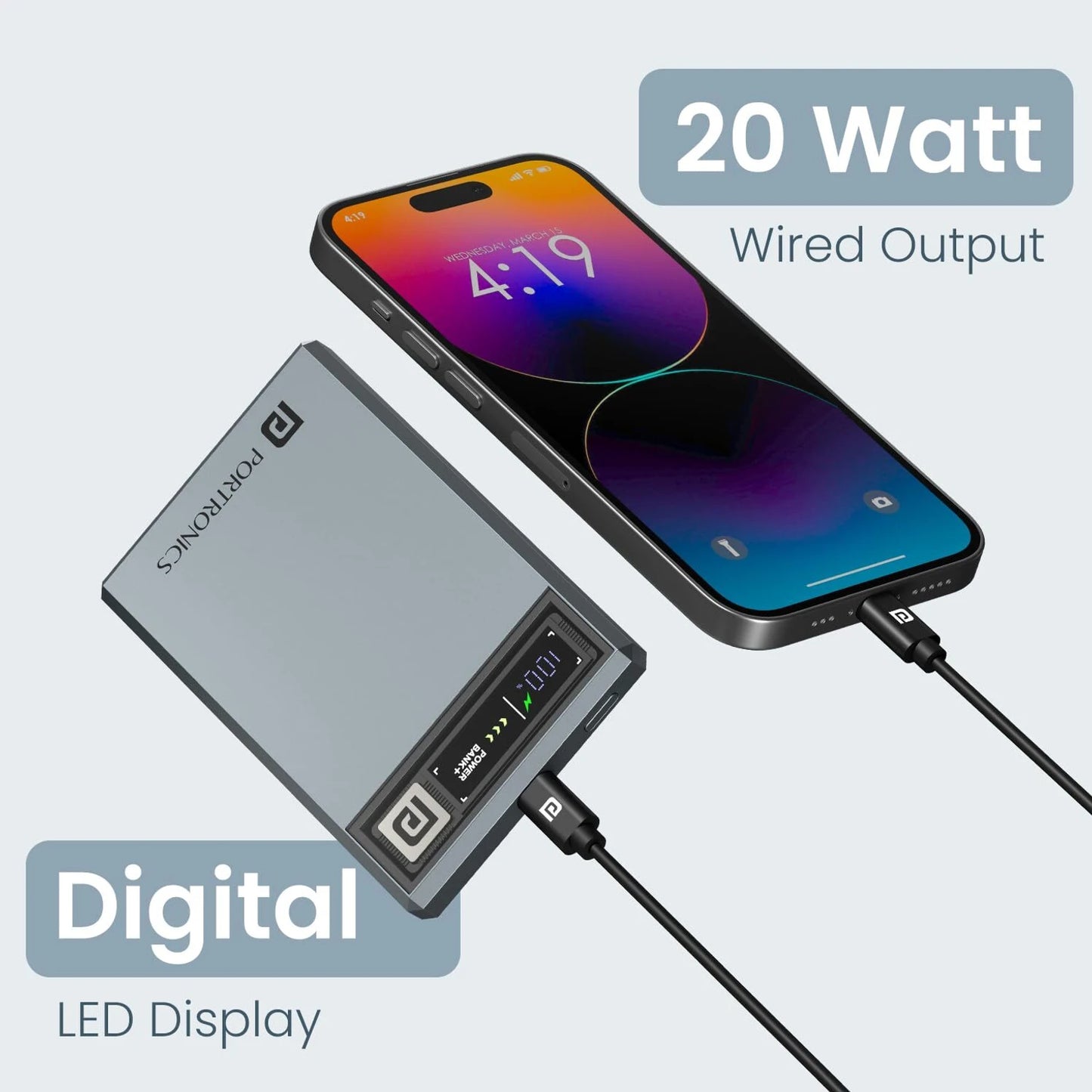 PORTRONICS LUXCELL MAG 5K POWERBANK