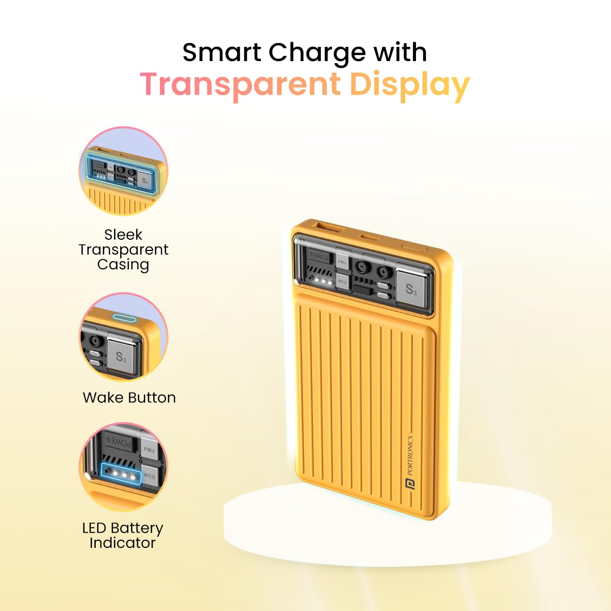 PORTRONICS LUXCELL MINI  10K POWERBAN