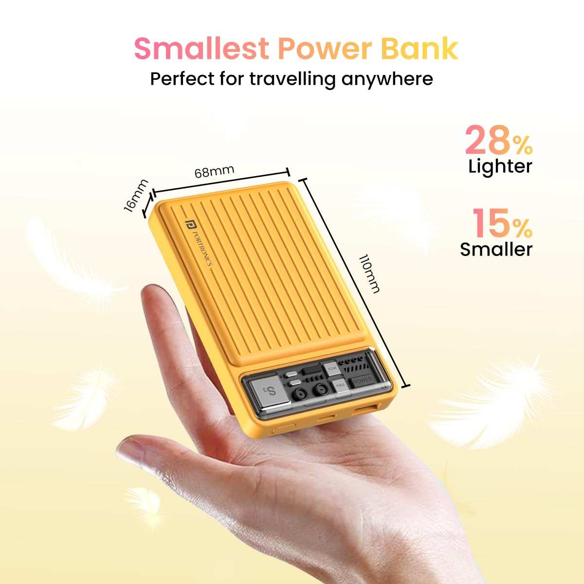 PORTRONICS LUXCELL MINI  10K POWERBAN