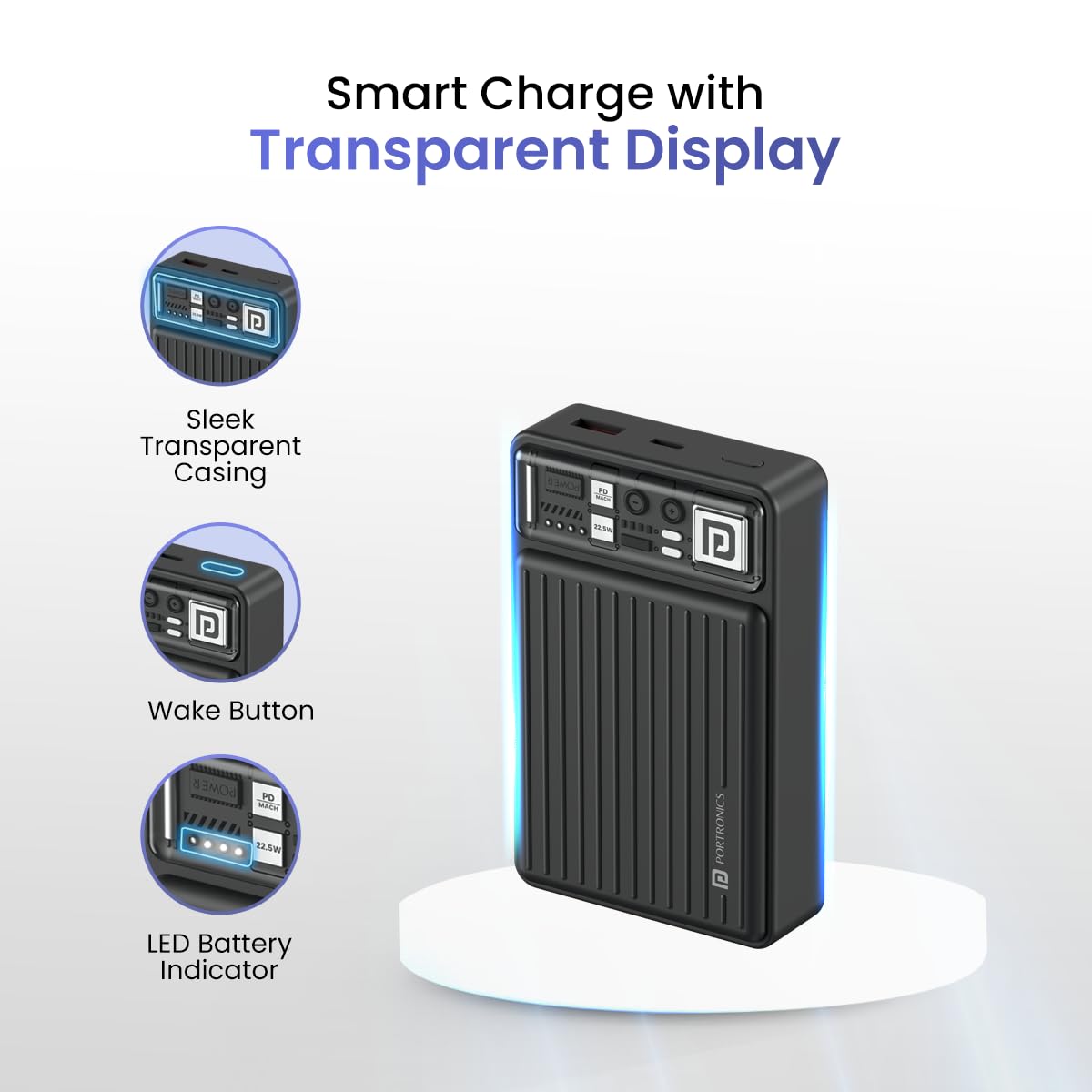 PORTRONICS LUXCELL MINI 20K POWERBANK