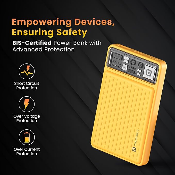 PORTRONICS LUXCELL WIRELESS 10K POWERBANK