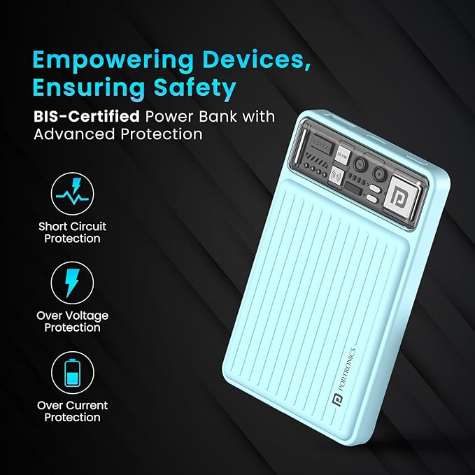 PORTRONICS LUXCELL WIRELESS MINI 10K PB