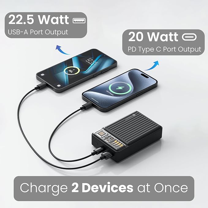 PORTRONICS LUXCELL WIRELESS MINI 20K POWERBANK