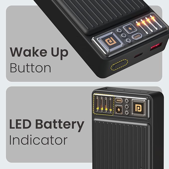 PORTRONICS LUXCELL WIRELESS MINI 20K POWERBANK