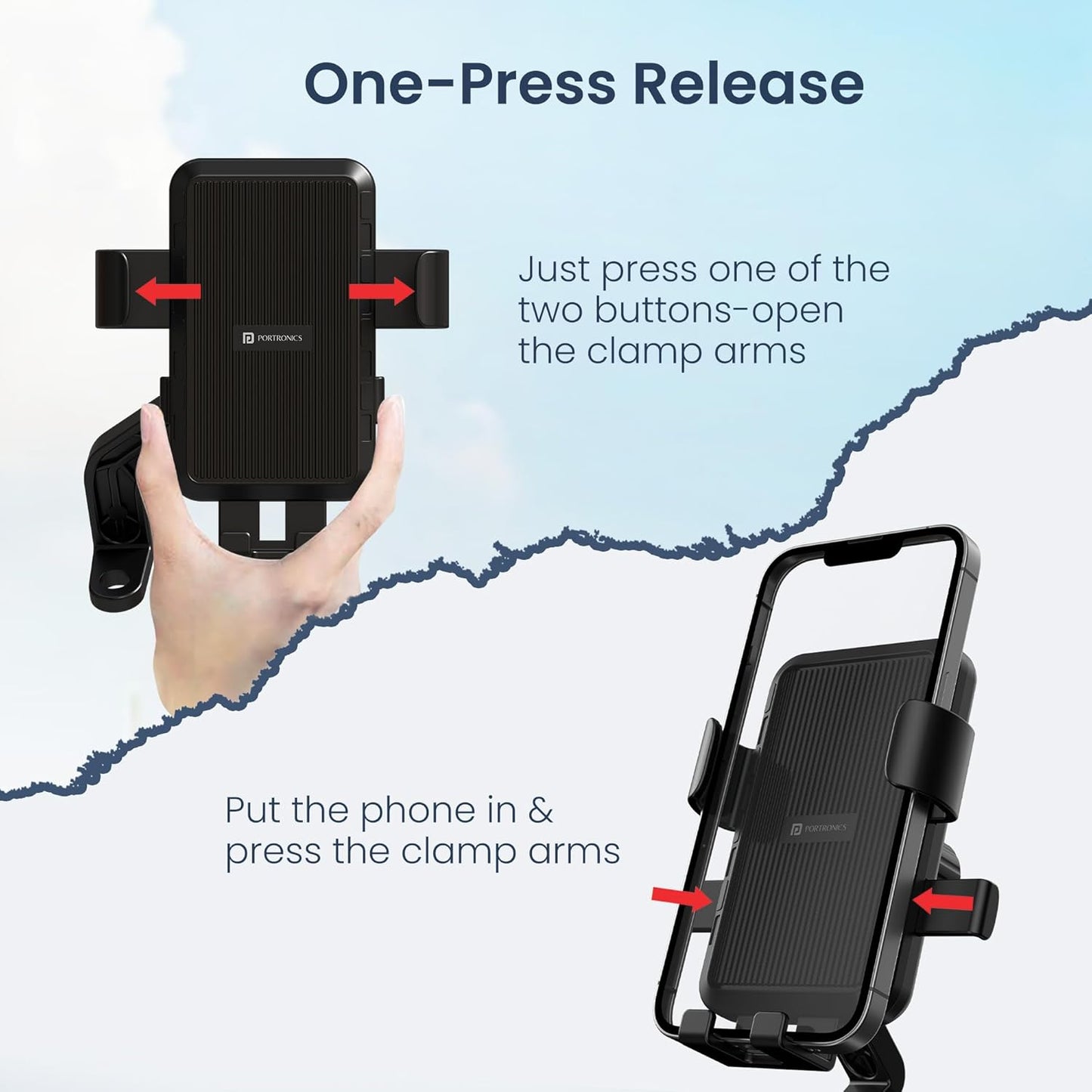 PORTRONICS MOBIKE 5 MOBILE HOLDER