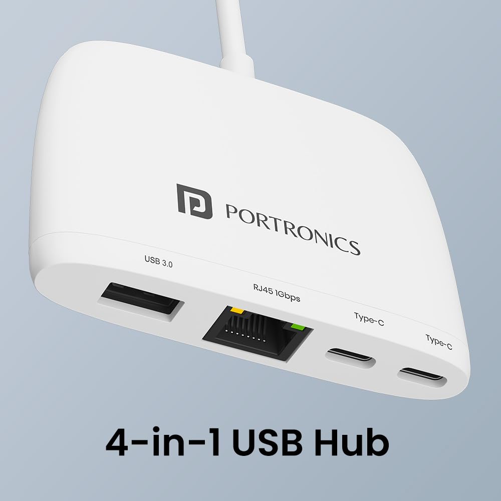 PORTRONICS MPORT 41 USB TO C HUB