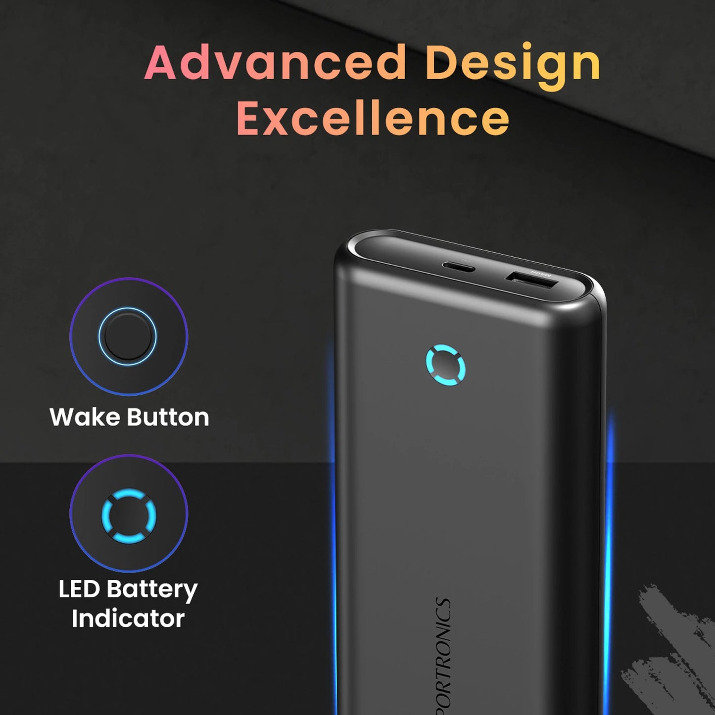 PORTRONICS POWERPOD 20000MAH POWERBANK