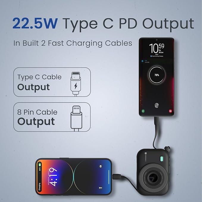 PORTRONICS POWER SHUTTER WIRELESS 10 MAH PB
