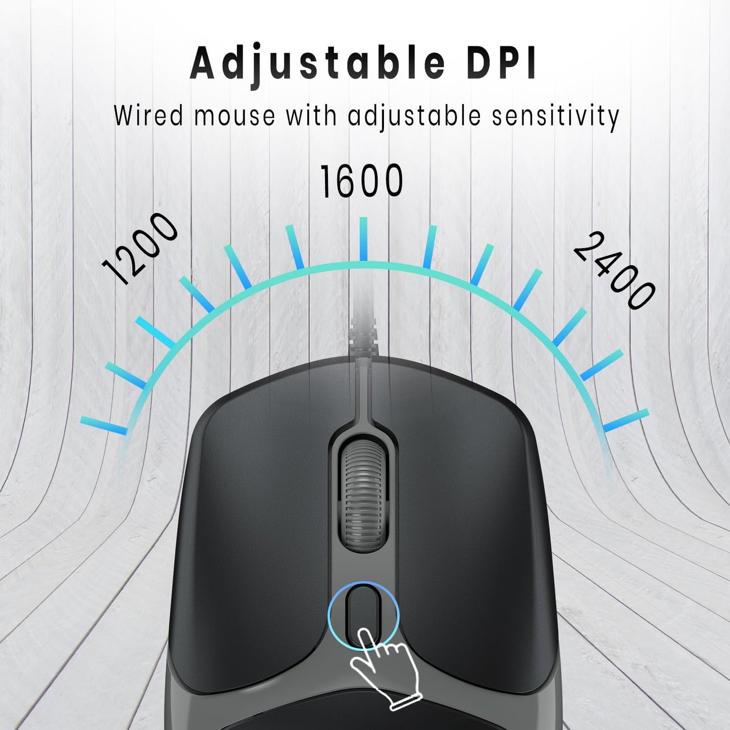 PORTRONICS TOAD 103 WIRED MOUSE