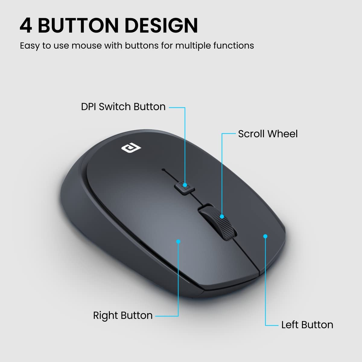 PORTRONICS TOAD 23 WIR MOUSE 1610