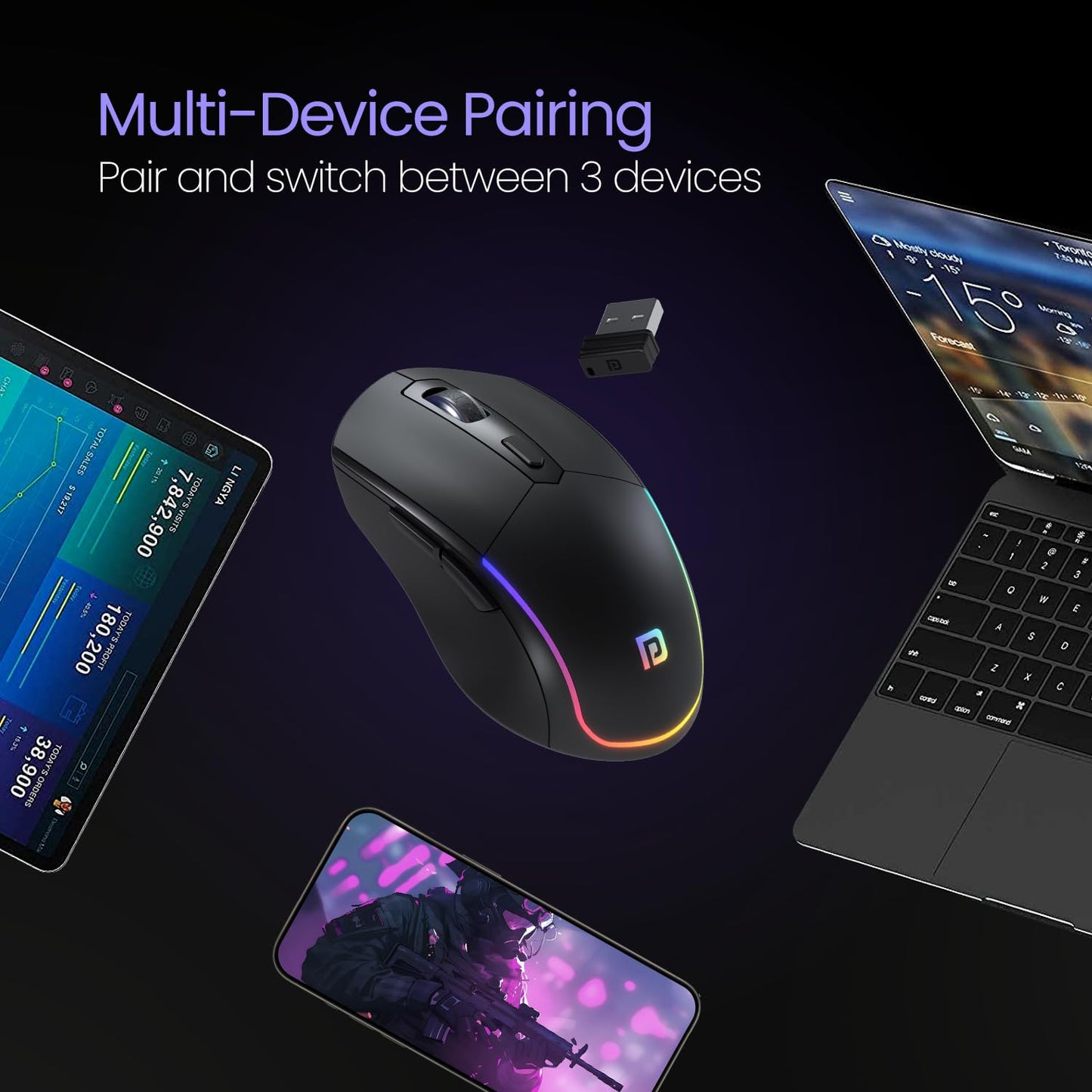 PORTRONICS TOAD ONE MOUSE