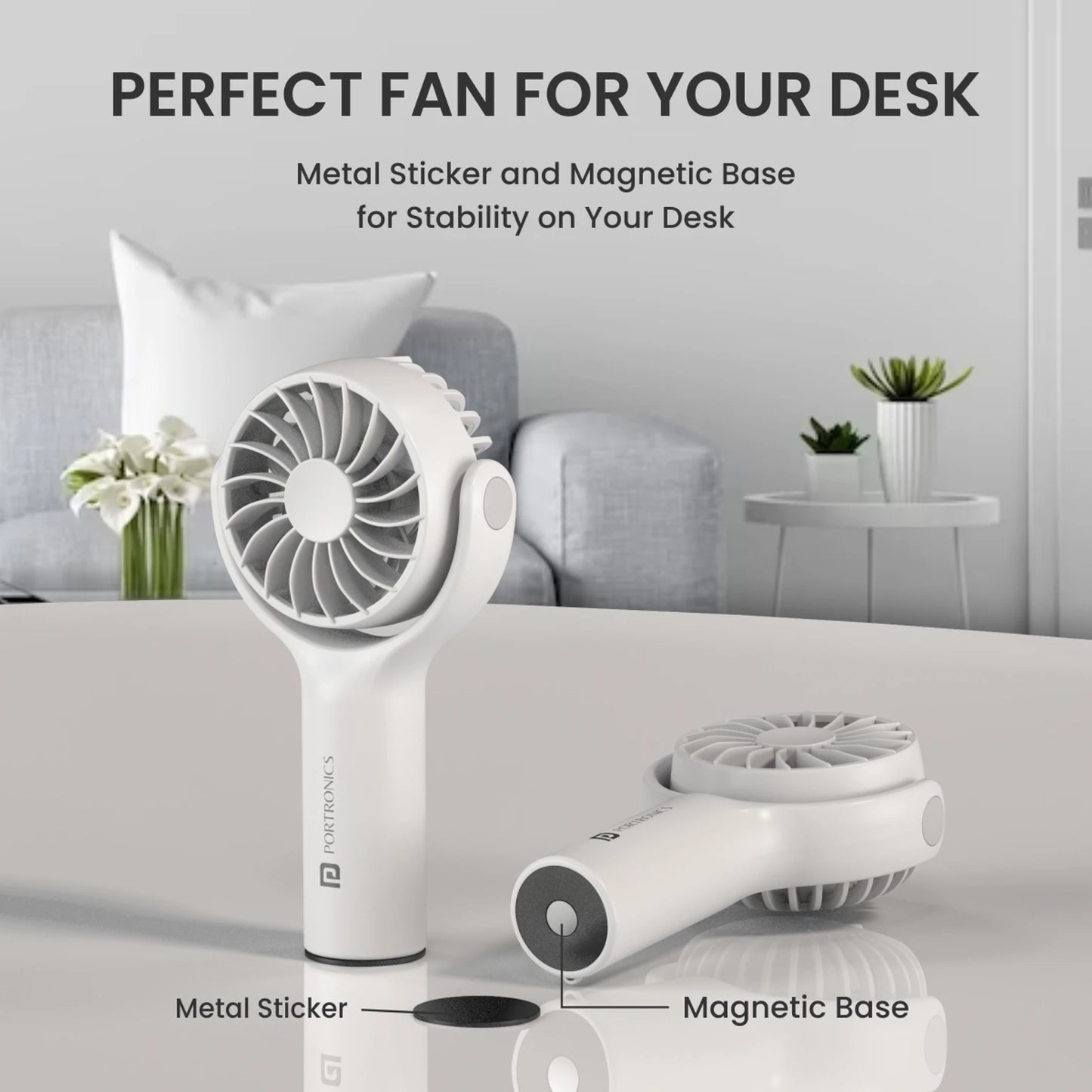 PORTRONICS TOOFAN MINI POCKET FAN 1926