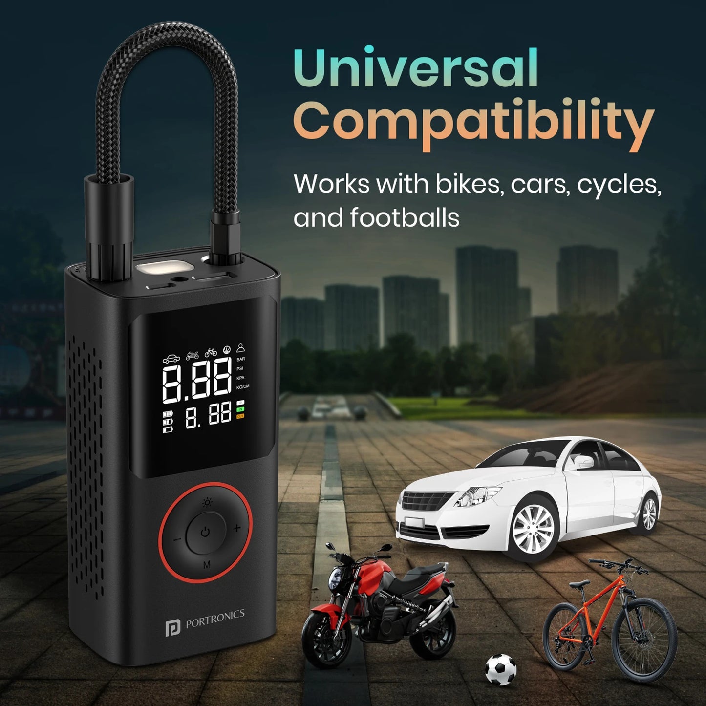 PORTRONICS VAYU TYRE INFLATOR 1480