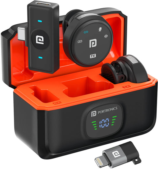 PORTRONICS VLOGMATE  3 WR MICROPHONE