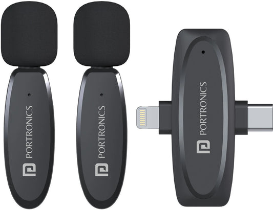 PORTRONICS VLOGMATE WR MICROPHONE