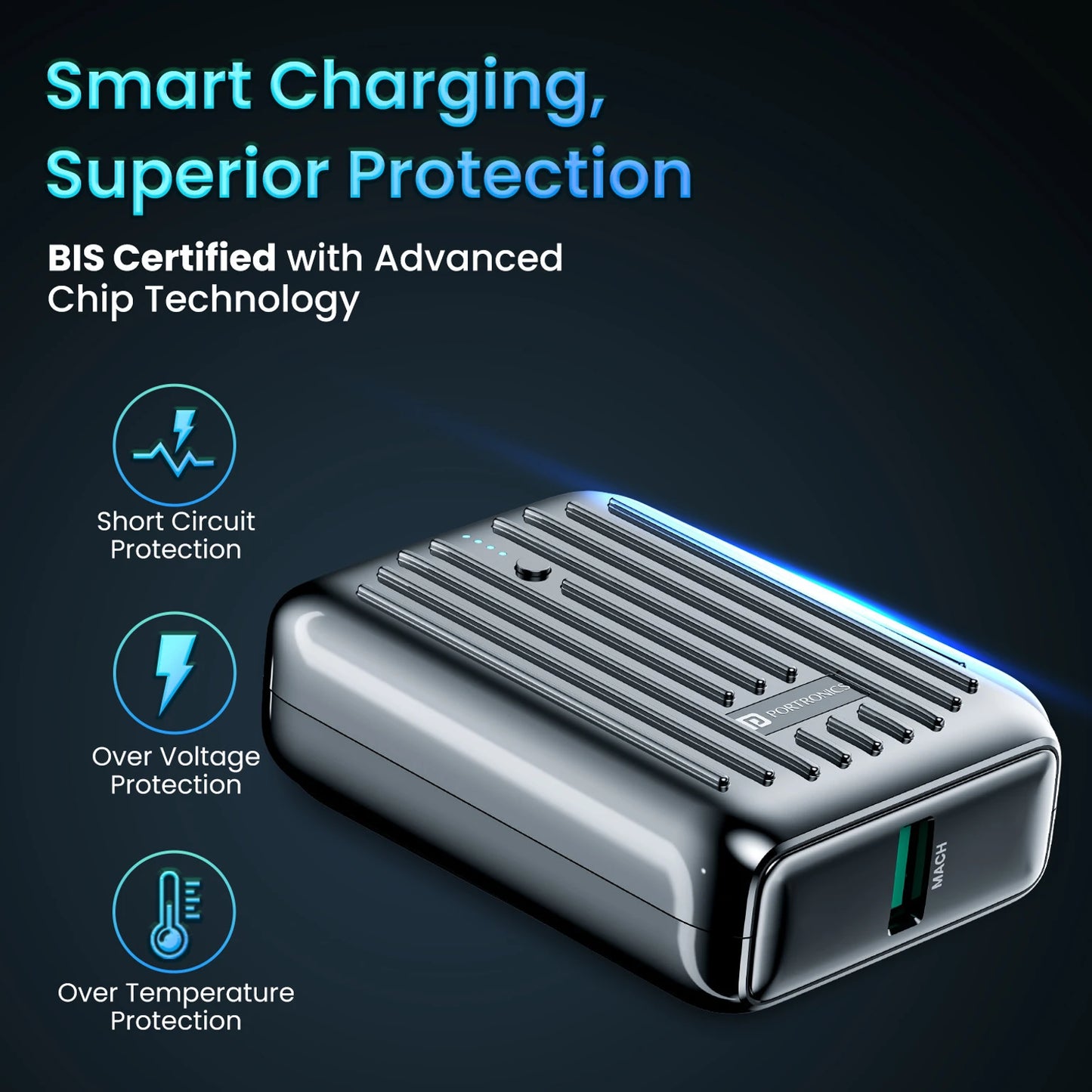 PORTRONICS ZAPCELL 1000 POWERBANK