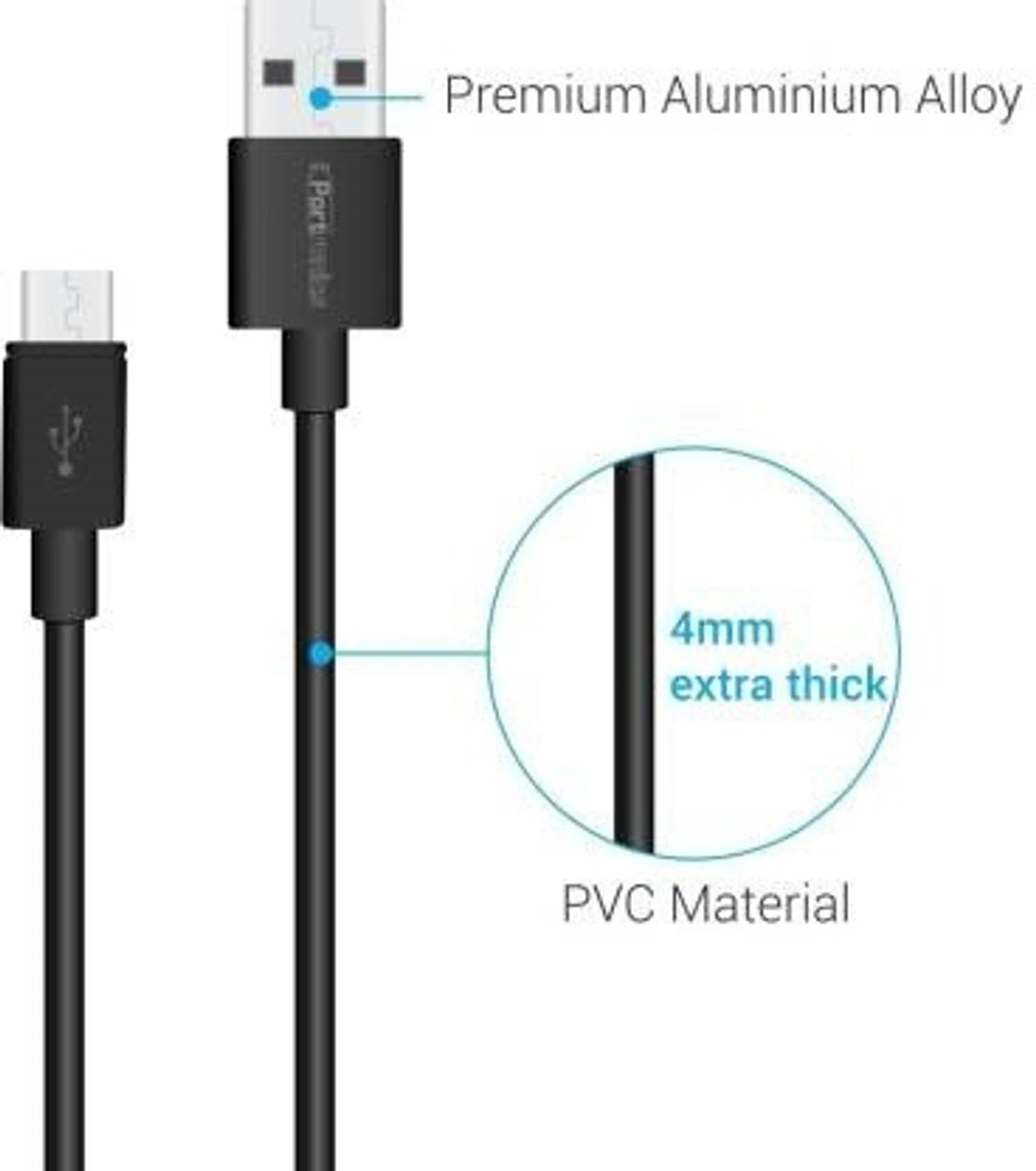 PORTRONICS KONNECT CORE MICRO USB CABLE