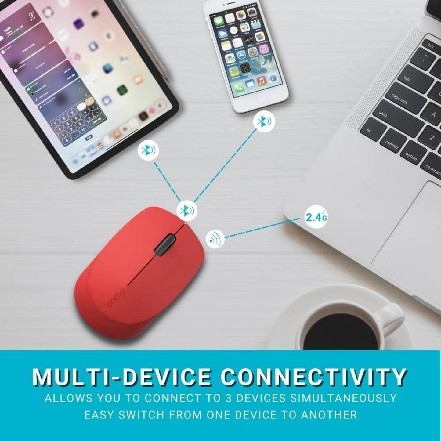RAPOO M100G WIRELESS MOUSE