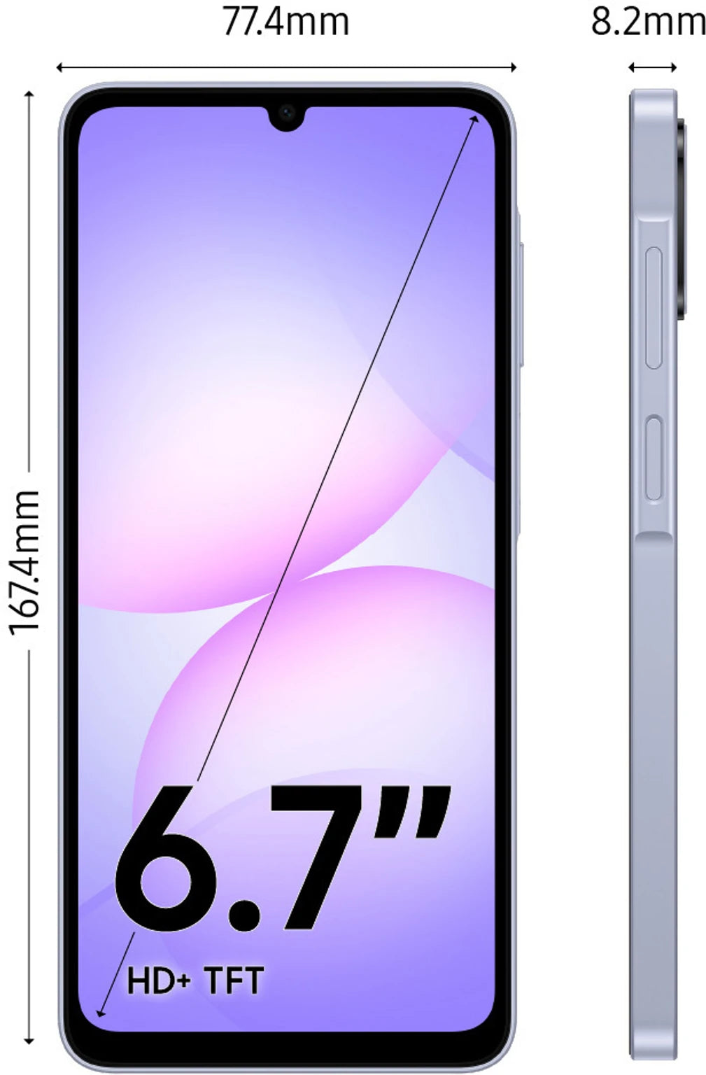 SAMSUNG A07 5G 4 GB-128 GB
