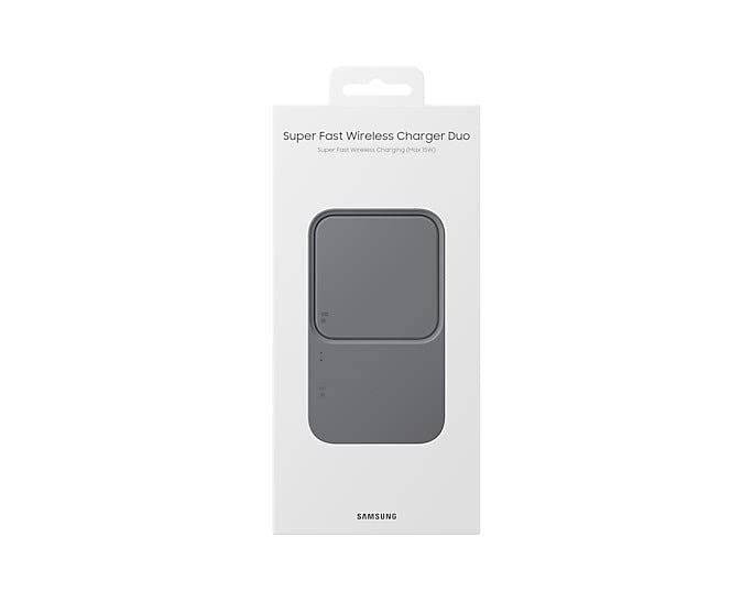 Samsung Wireless Charger Duo 15W - Dark Gray